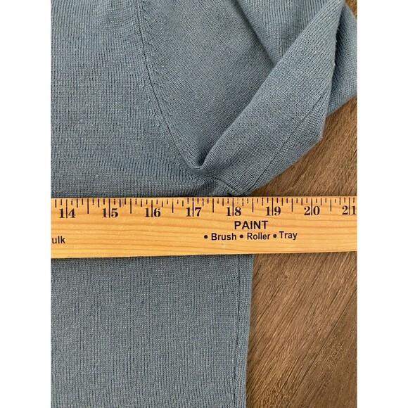Pendleton Cashmere V-Neck Light Blue Pullover Knit Sweater Women’s Medium - Picture 4 of 7